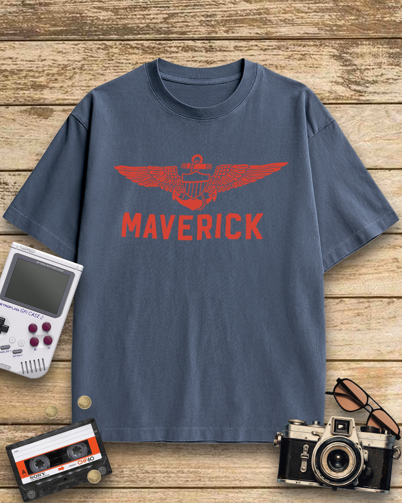 TheRetroTee Maverick. Pilot. Rebel. Legend 1980s T-Shirt