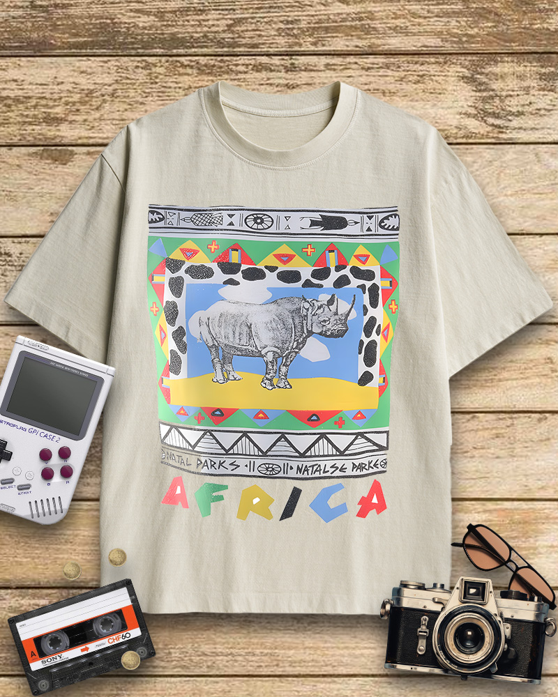 TheRetroTee South Africa Natal Park Animal Cotton T-Shirt