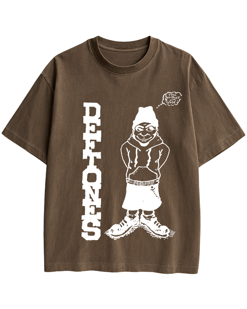 TheRetroTee Deftones 1990s Music Cotton T-Shirt