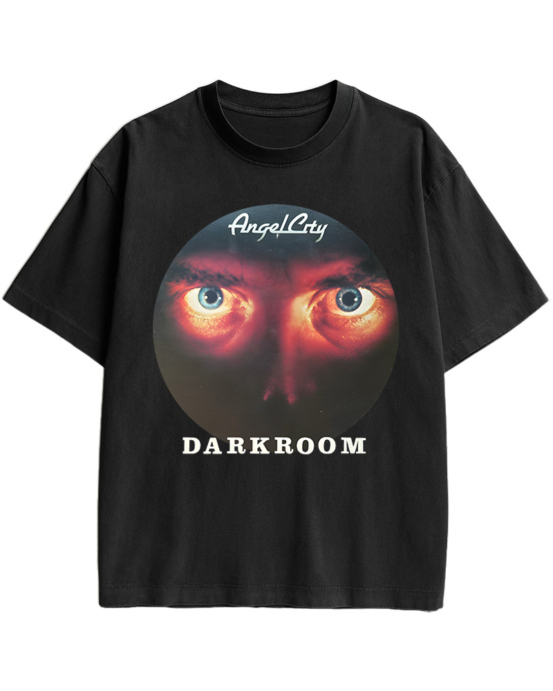 TheRetroTee Darkroom 1980s Music Cotton T-Shirt
