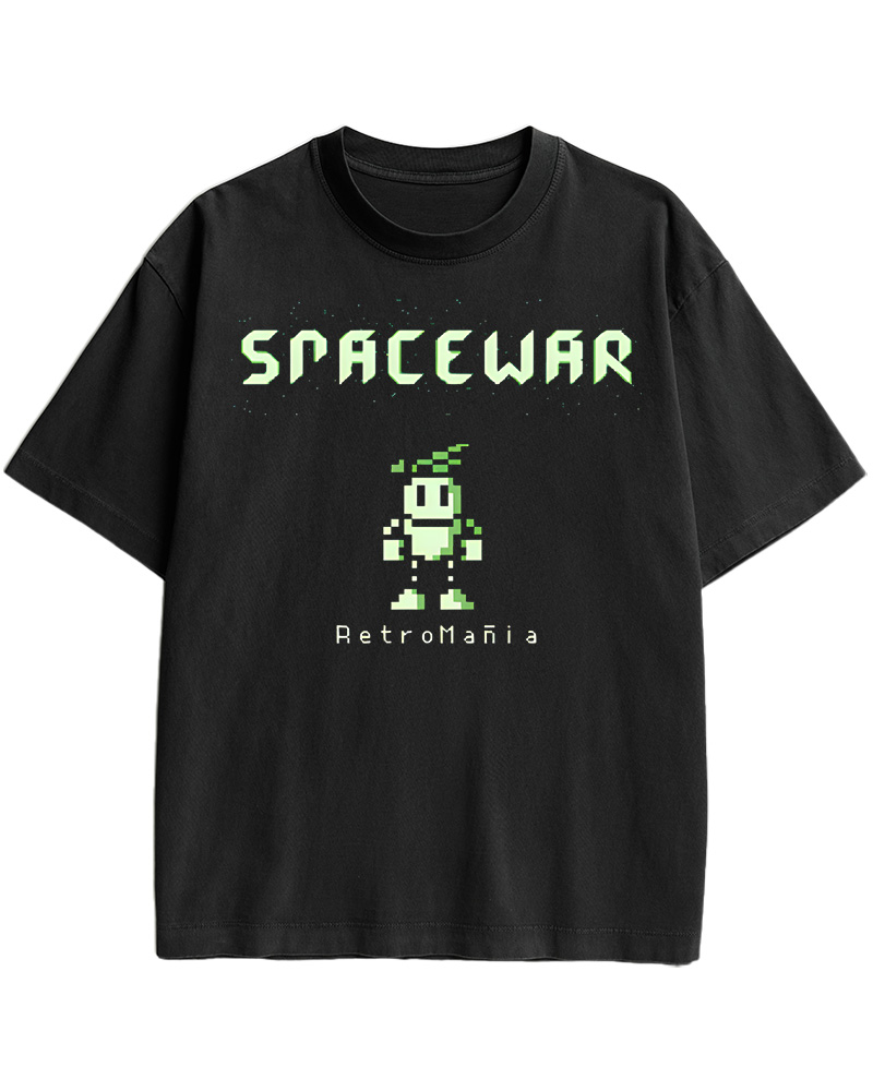 TheRetroTee Spacewar 1970s Cotton T-Shirt