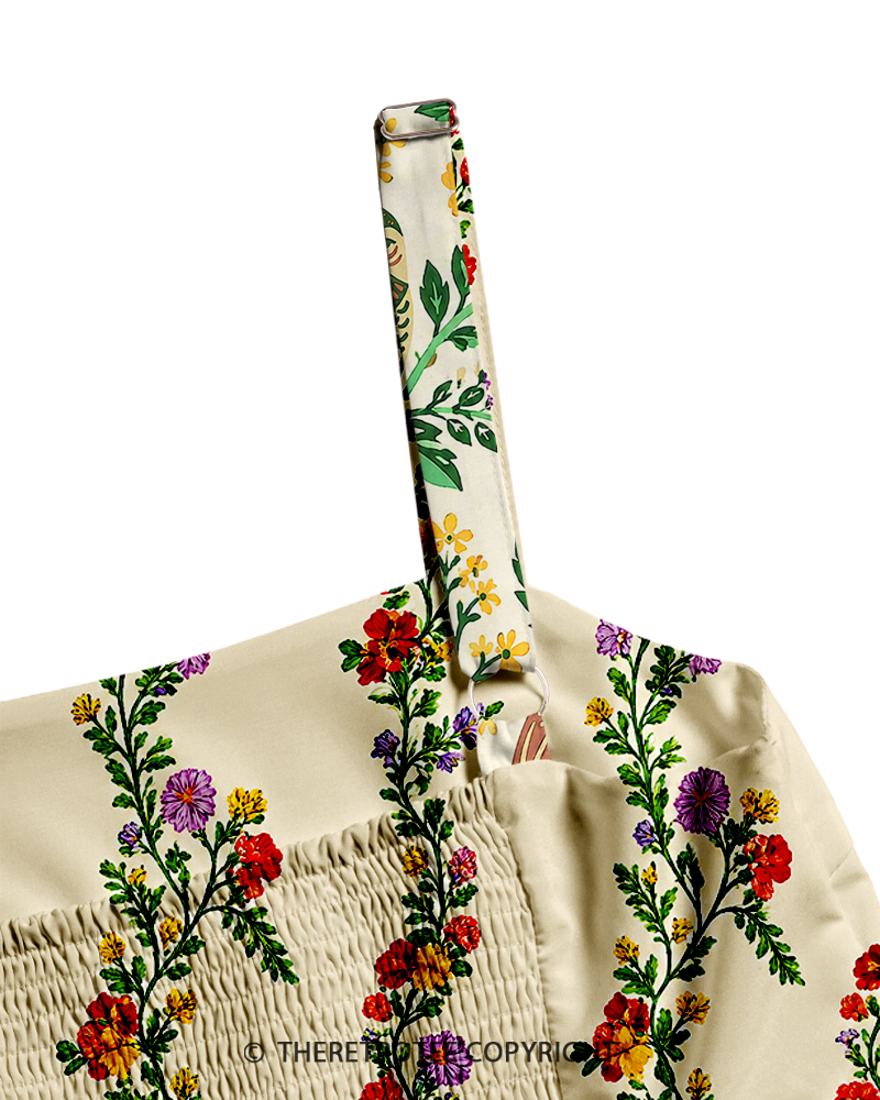 TheRetroTee ——  Vintage Straps Maxi Dress