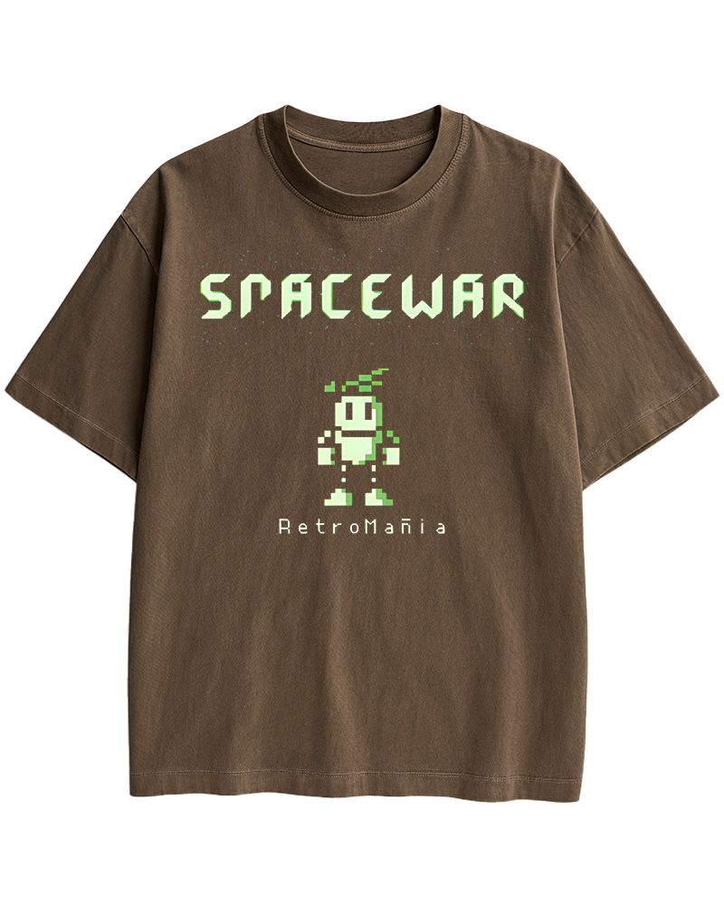 TheRetroTee Spacewar 1970s Cotton T-Shirt