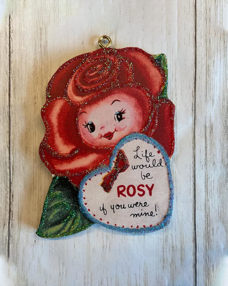 TheRetroTee Drive-In Valentine ’50s–’80s Keychain