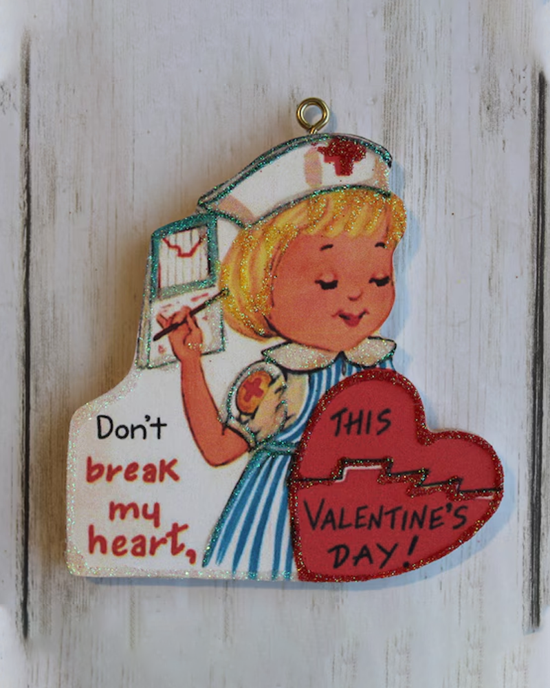 TheRetroTee Drive-In Valentine ’50s–’80s Keychain