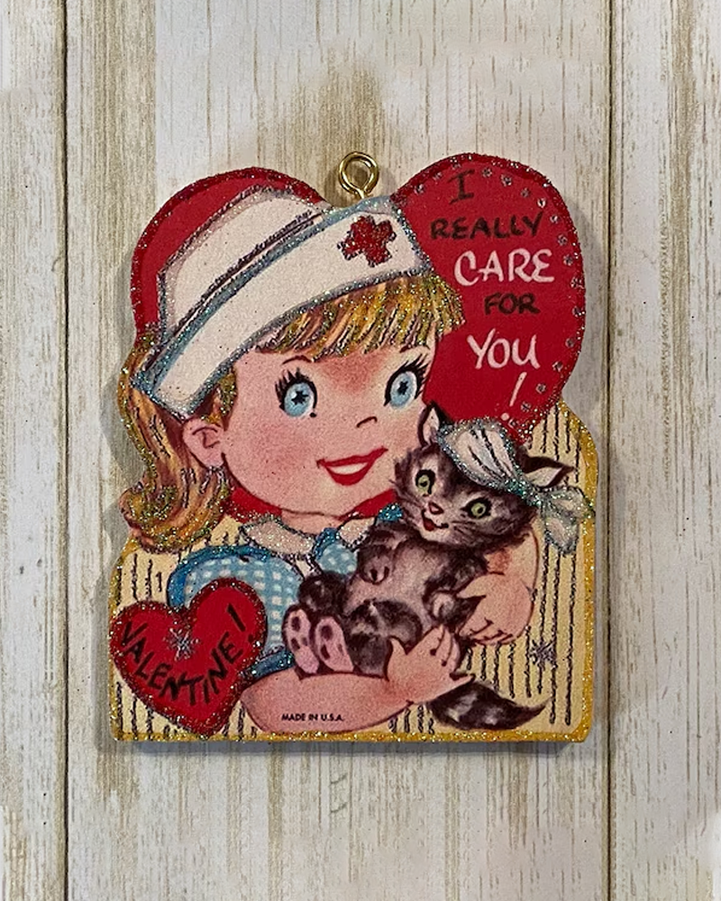 TheRetroTee Drive-In Valentine ’50s–’80s Keychain