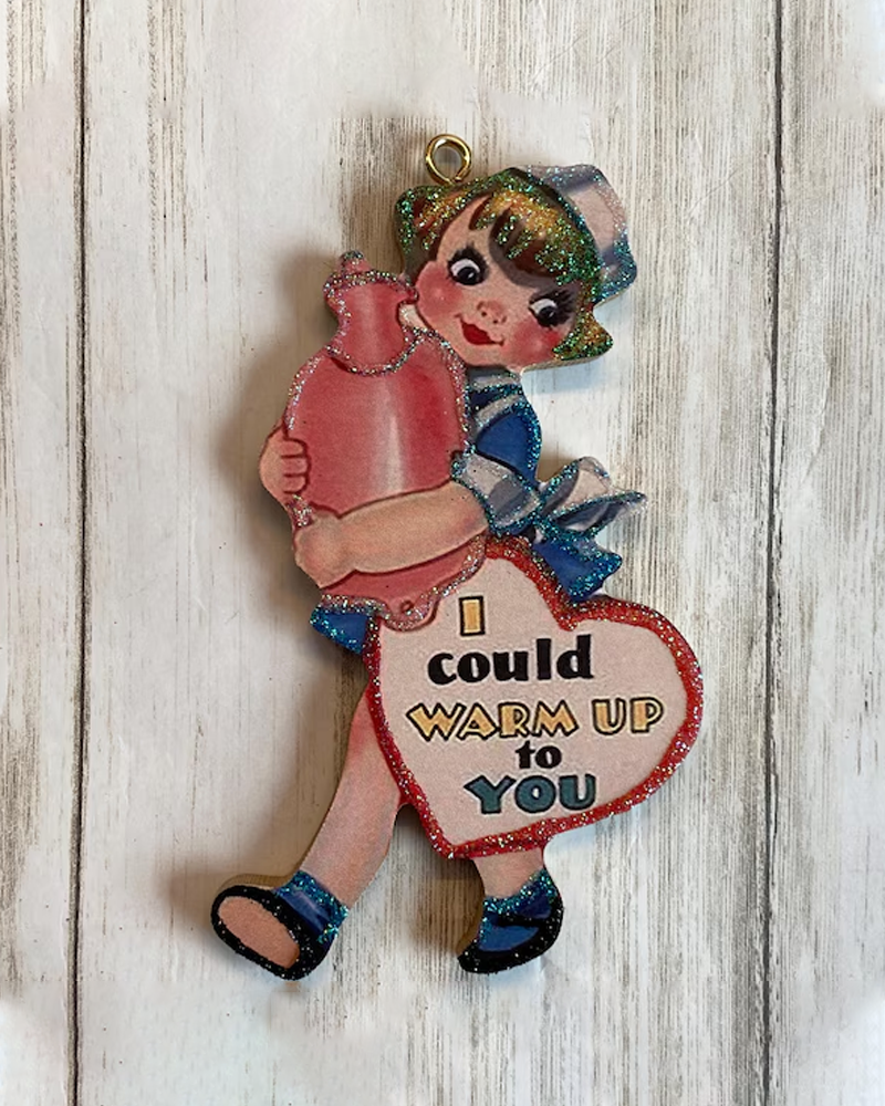 TheRetroTee Drive-In Valentine ’50s–’80s Keychain