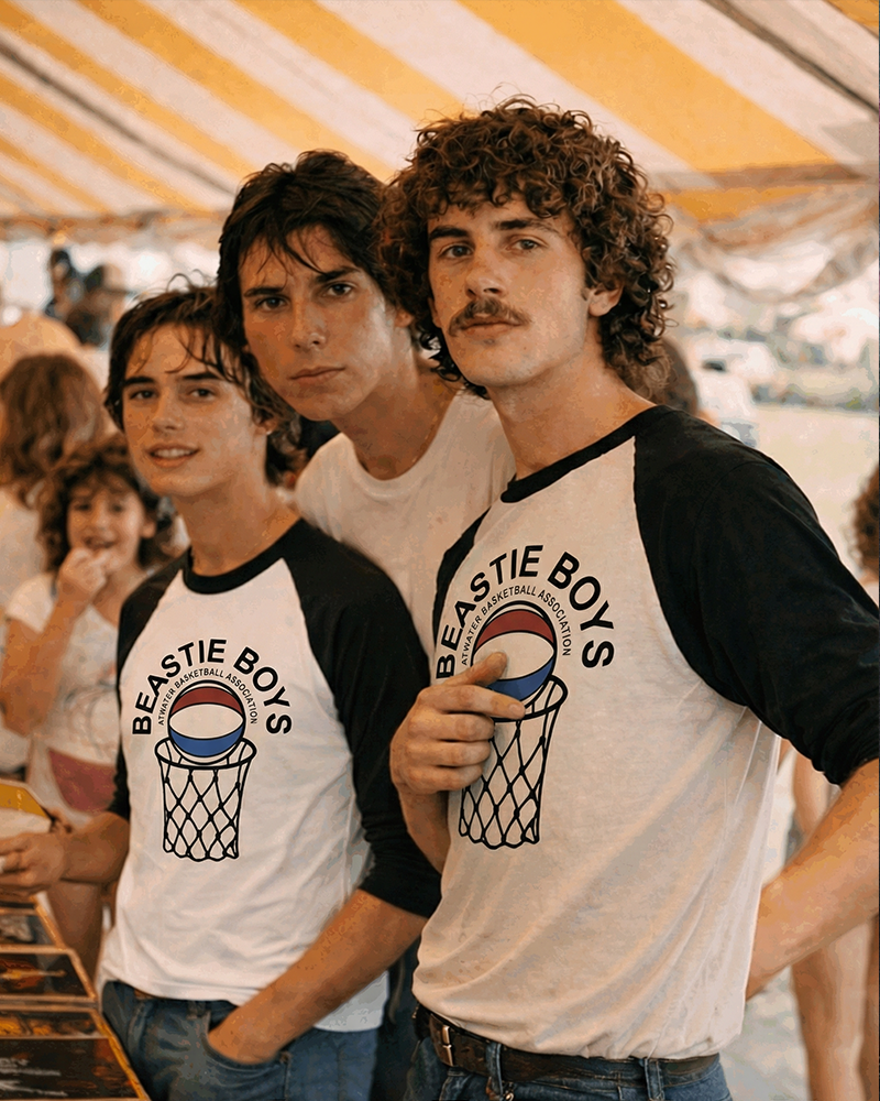 Atwater Basketball Association Beastie Boys Long Sleeve Raglan T-Shirt