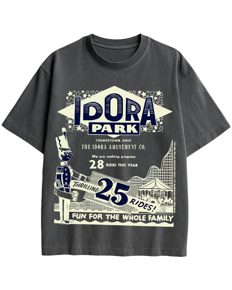 Idora Parks Thrilling 25 Rides Cotton T-Shirt