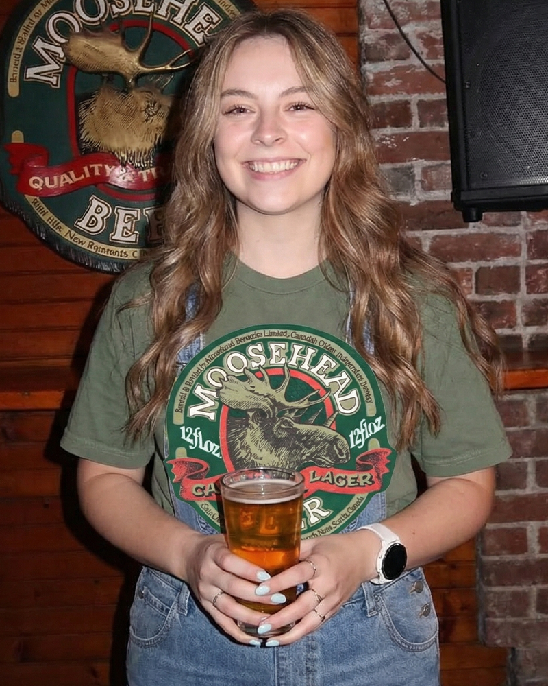 TheRetroTee Moosehead 1950s Cotton T-Shirt