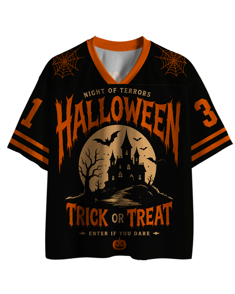 TheRetroTee Night Of Terrors Mesh Jersey