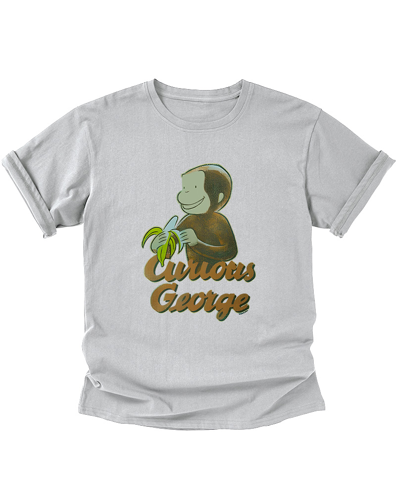 TheRetroTee Curious George Banana 1940s Kids T-Shirt