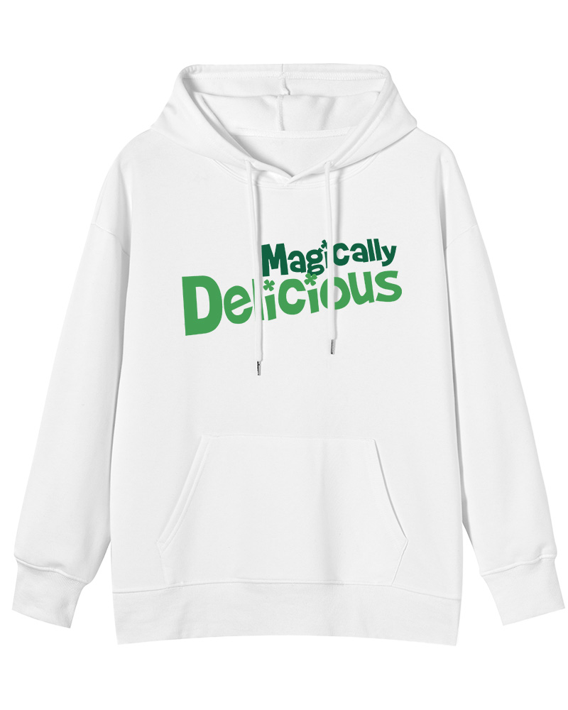 TheRetroTee Magically Delicious Juniors 1970s Cotton Hoodie