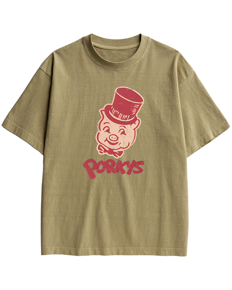 TheRetroTee Porkys St. Paul 1950s Cotton T-Shirt