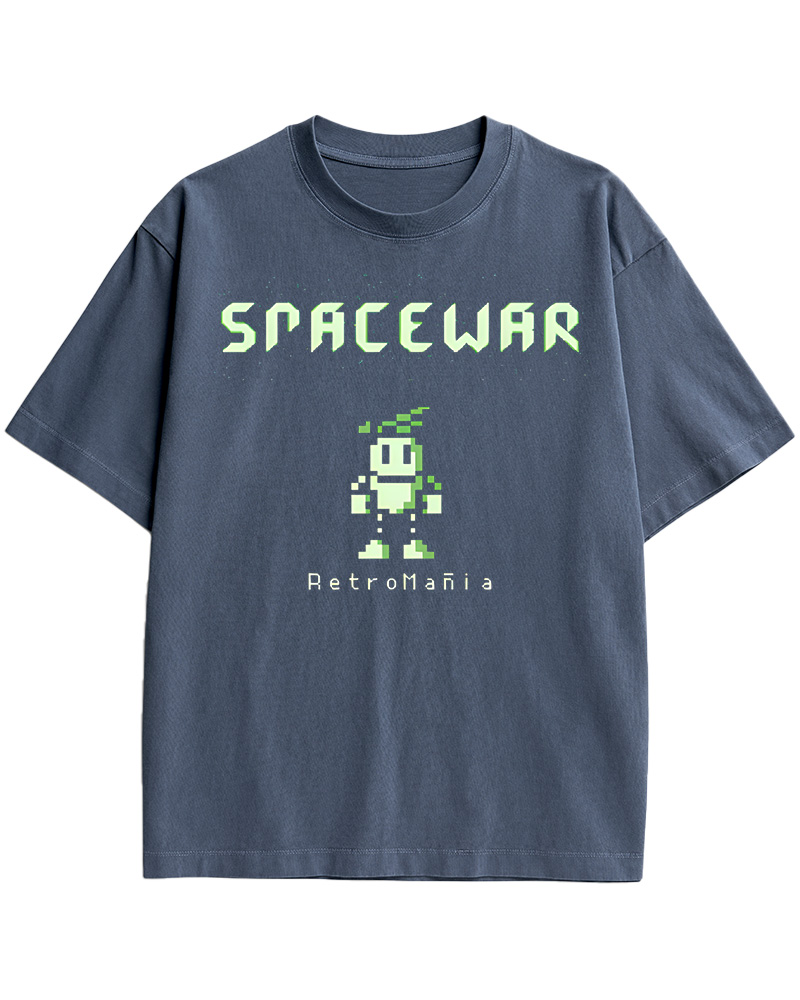 TheRetroTee Spacewar 1970s Cotton T-Shirt