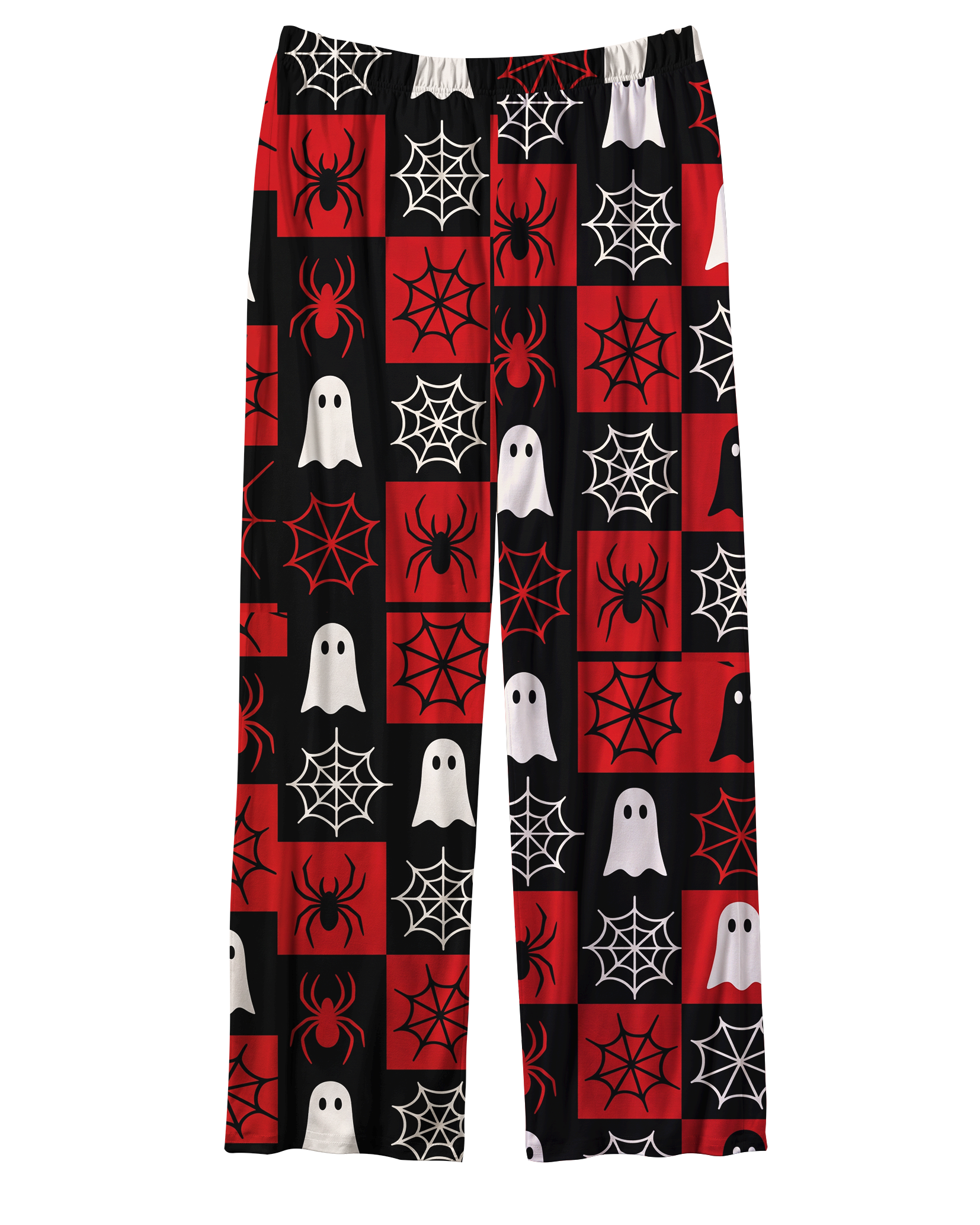 TheRetroTee Ghost Spider Checkered Vintage Pajama Set