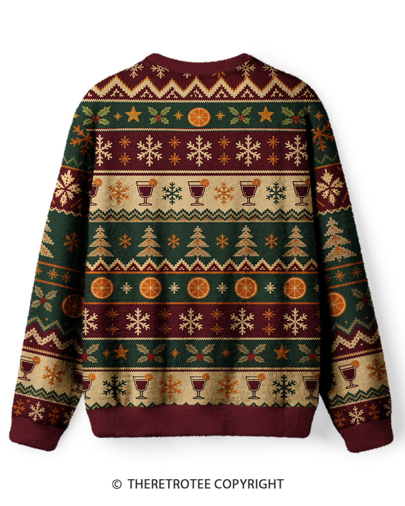 TheRetroTee Negroni Cocktail Sweater