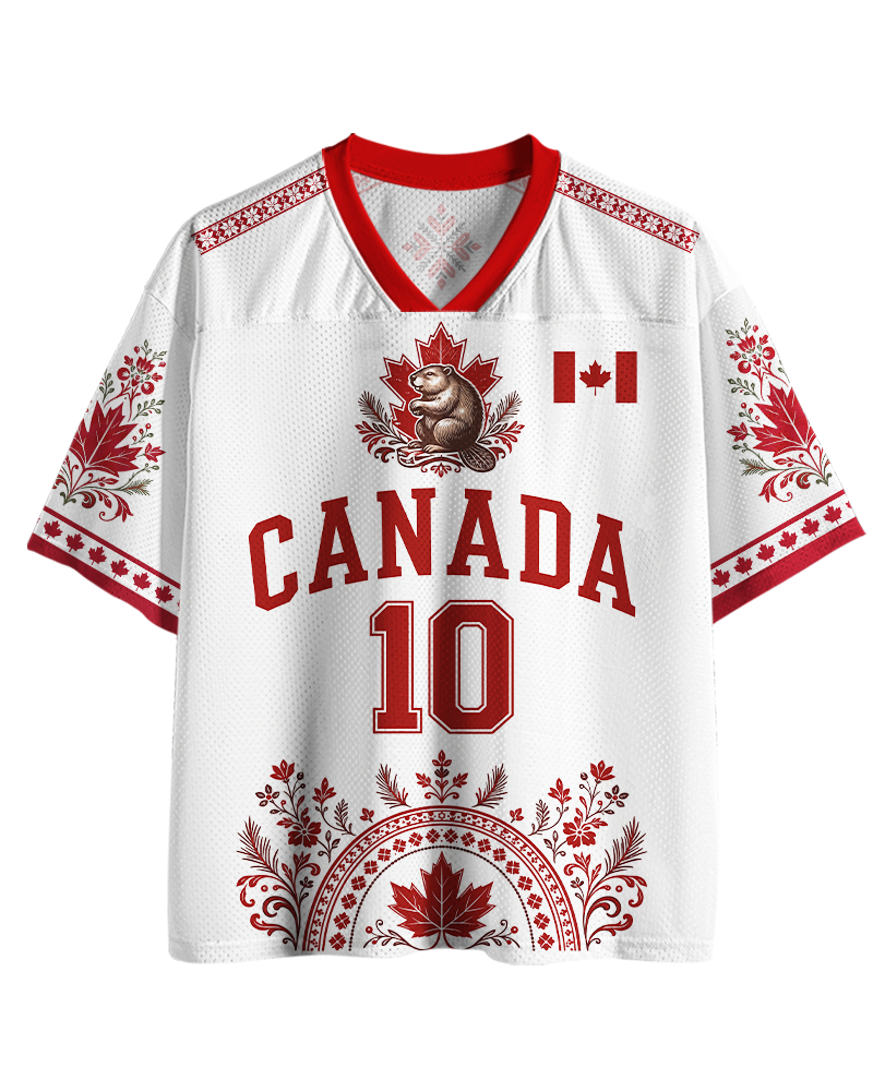 TheRetroTee 1980s Canadian Wilderness Soccer Jersey
