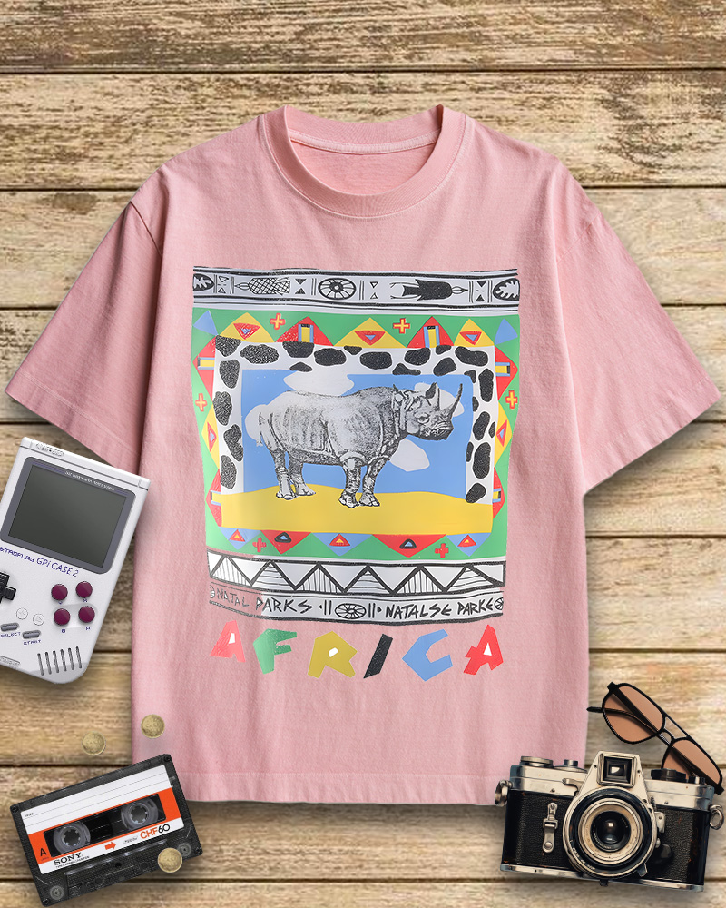 TheRetroTee South Africa Natal Park Animal Cotton T-Shirt
