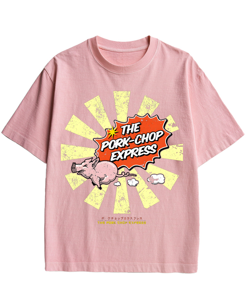 TheRetroTee Retro Humor and Express Graphic Pin-up Cotton T-Shirt