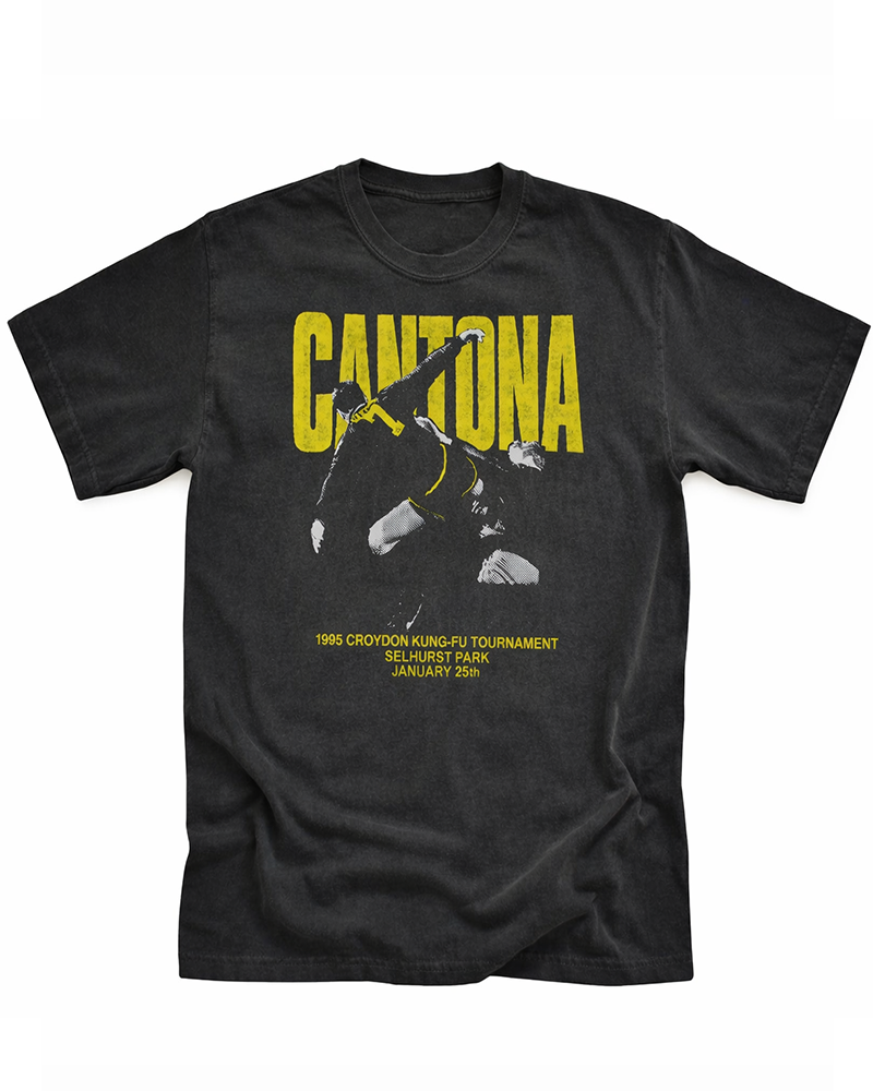 TheRetroTee 1990s Football Kung-Fu Moment Graphic Vintage T-Shirt