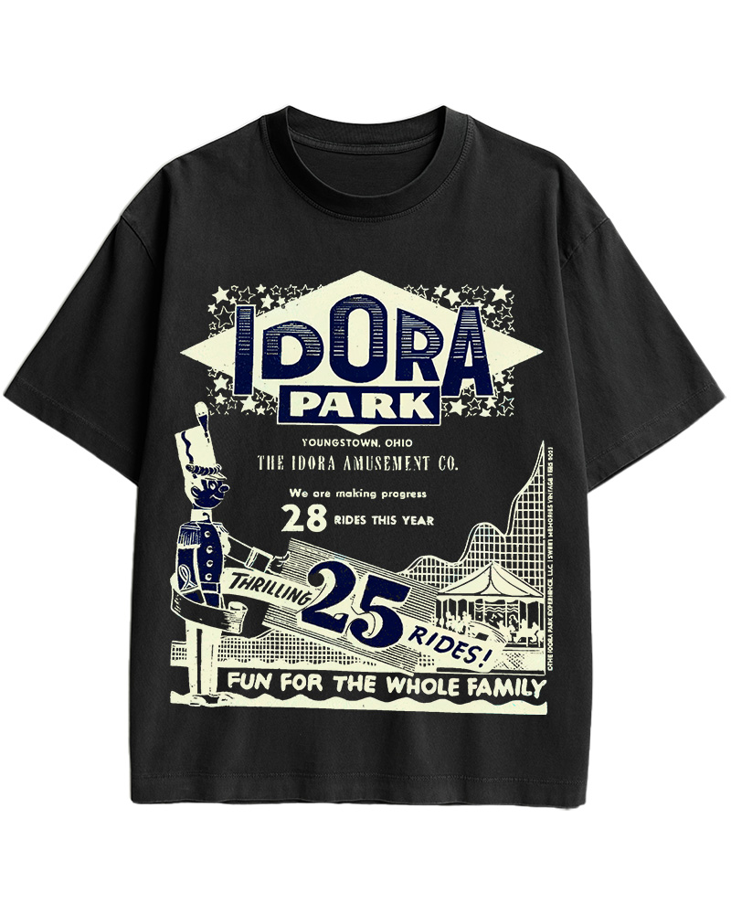 Idora Parks Thrilling 25 Rides Cotton T-Shirt