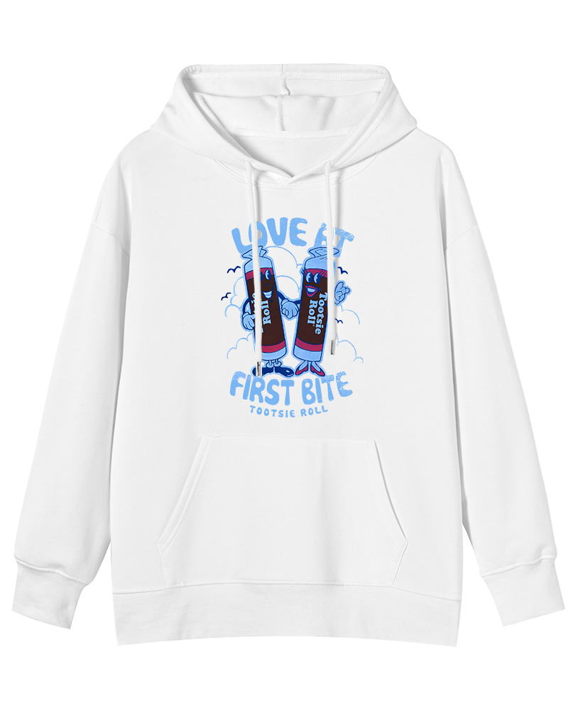 TheRetroTee Tootsie Roll - Love At First Bite Juniors 1960s Cotton Hoodie