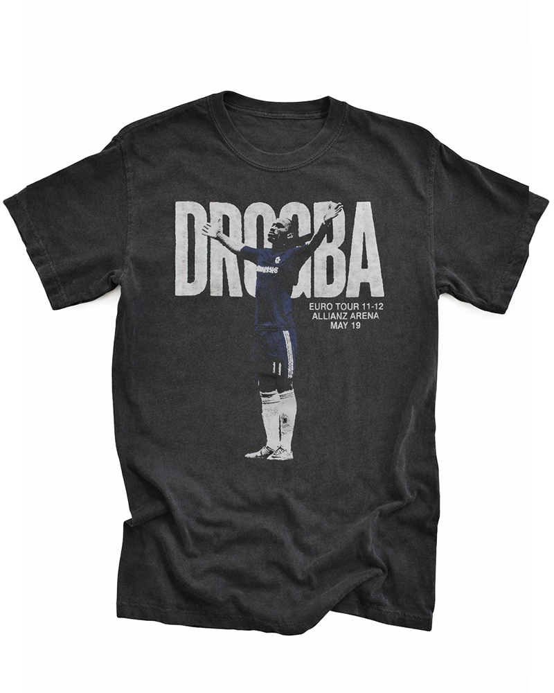 TheRetroTee European Football Night Tour Graphic Nostalgia T-Shirt