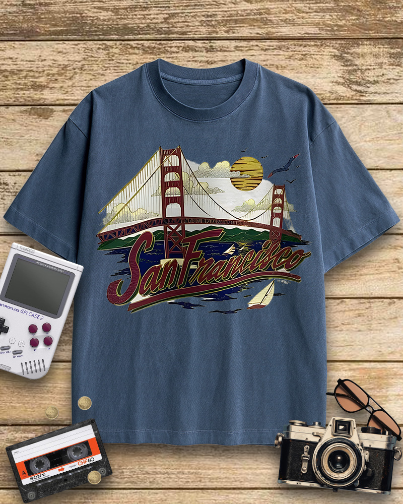 TheRetroTee Vintage San Francisco Cotton T-Shirt