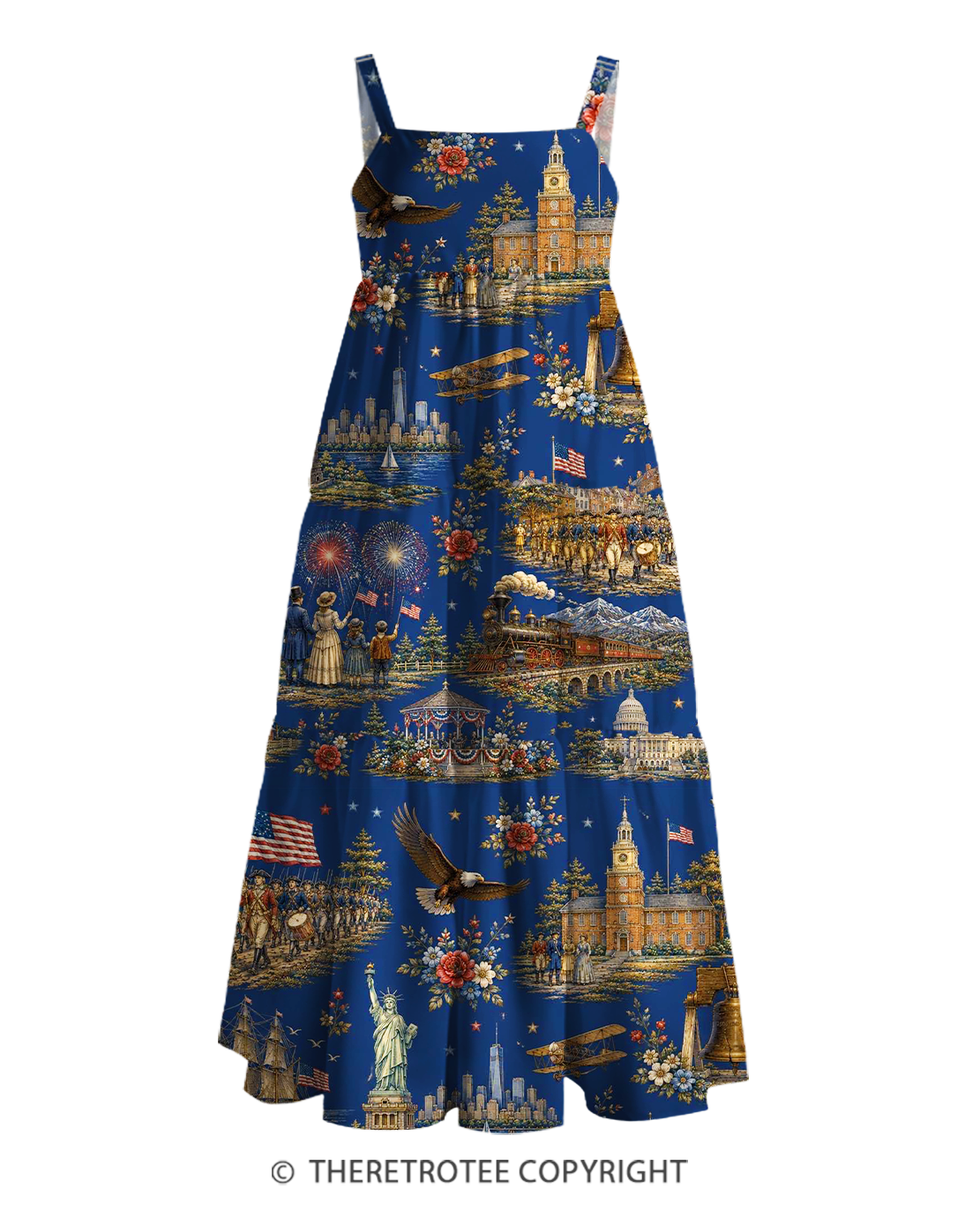 TheRetroTee Vintage Graphic XXXX Maxi Dress