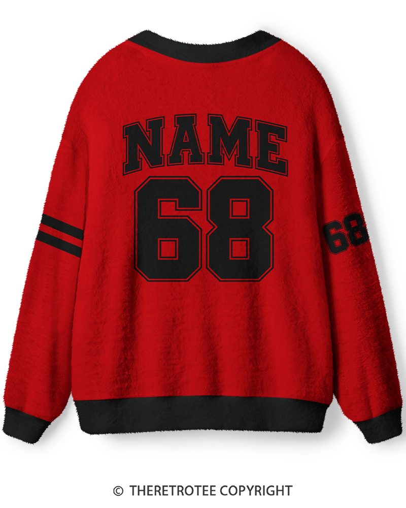 TheRetroTee Vintage Custom Campus Heritage Unisex Cardigan Sweater