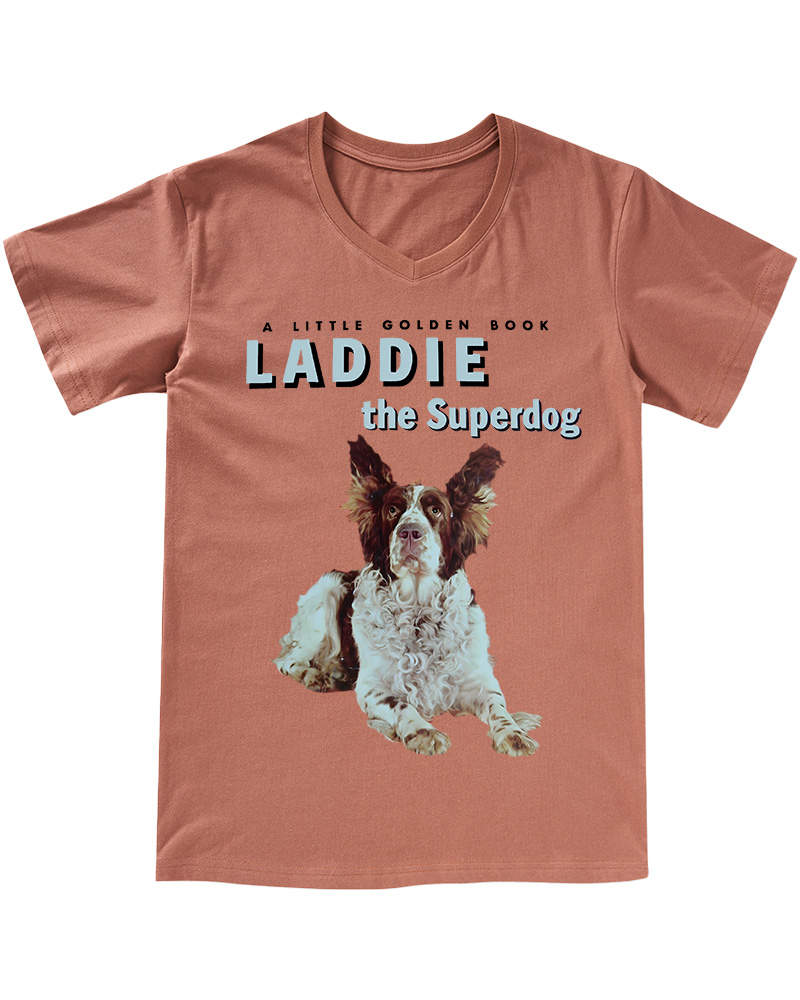 TheRetroTee Your Childhood Ruined Shut 1950s V-neck T-Shirt