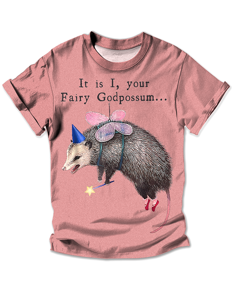 Funny Possum All-Over Print T-Shirt