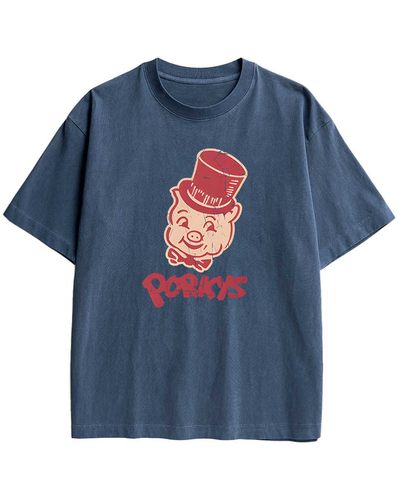 TheRetroTee Porkys St. Paul 1950s Cotton T-Shirt