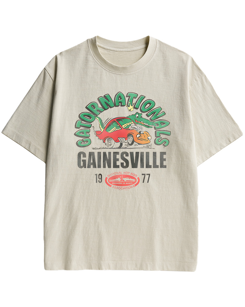 TheRetroTee NHRA Eye-Catching 1970s Cotton T-Shirt