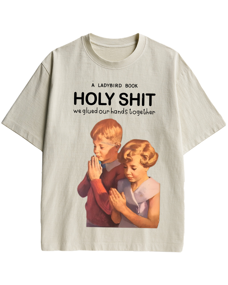 TheRetroTee Holy Shit 1950s Cotton T-Shirt