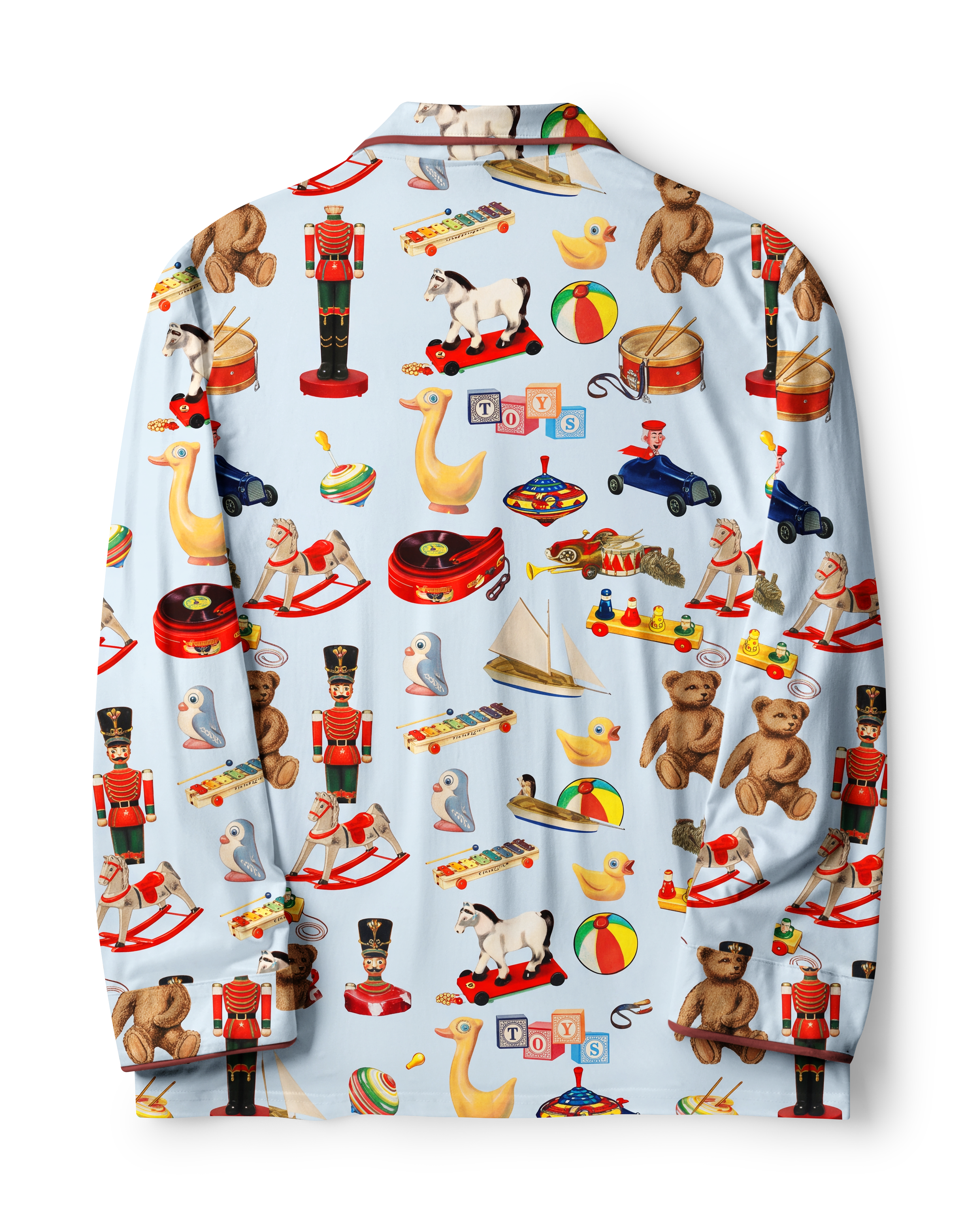 TheRetroTee Nostalgic Toys Vintage Pajama Set