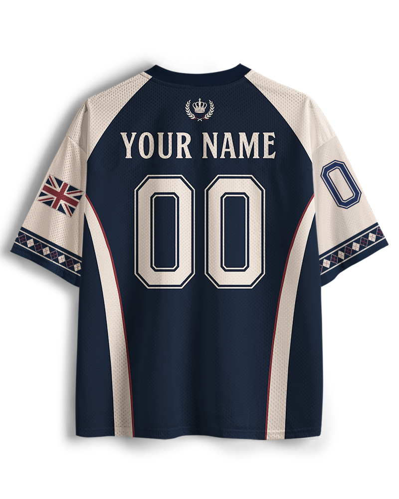 TheRetroTee 1970s British Heritage Soccer Jersey