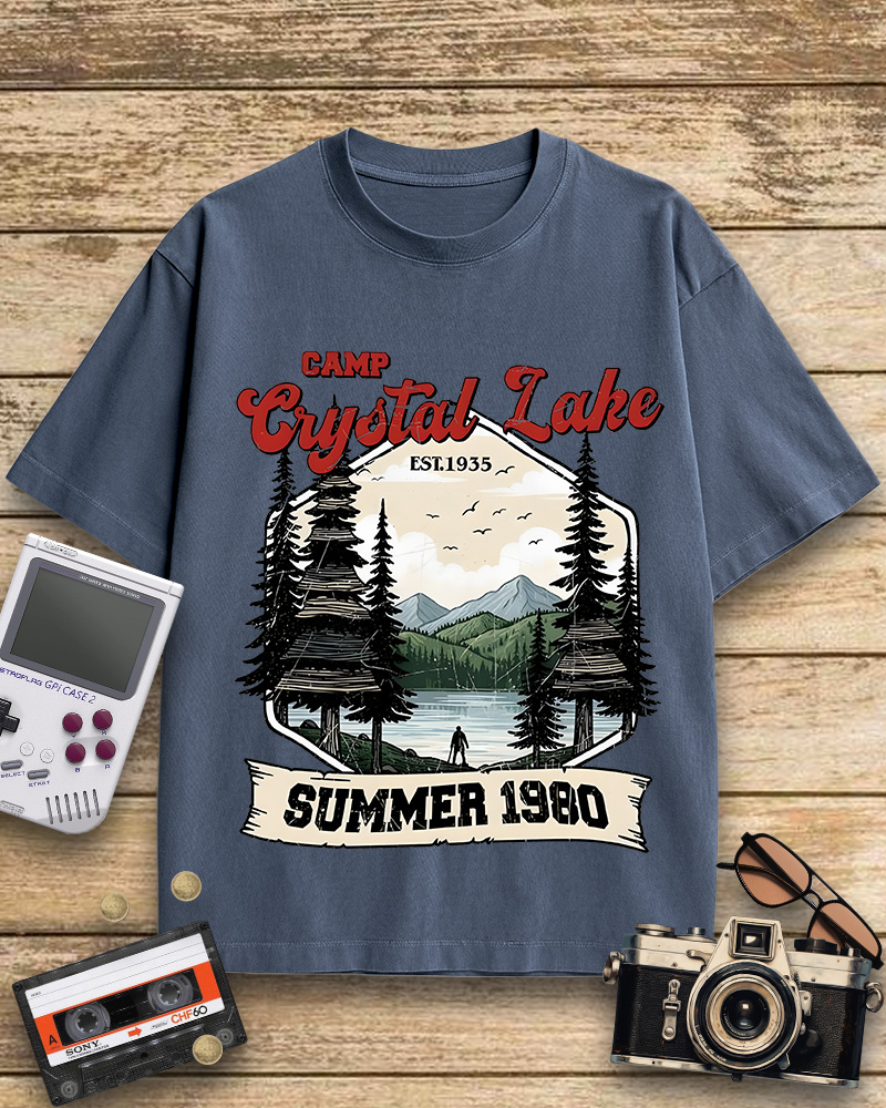 TheRetroTee Friday the 13th Jason Voorhees 1980s Cotton T-Shirt