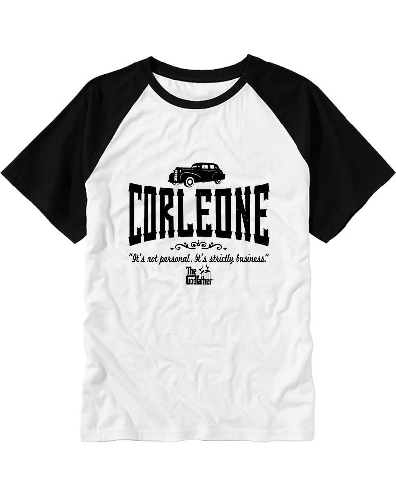 TheRetroTee Strictly Business It's Not Personal Quotes 1970s Raglan Baseball T-Shirt