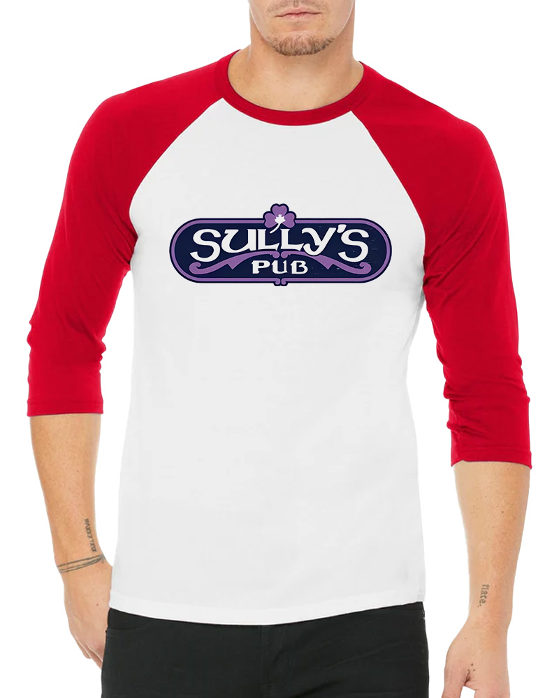 TheRetroTee Bar and Pub Culture 1970s Long Sleeve Raglan T-Shirt