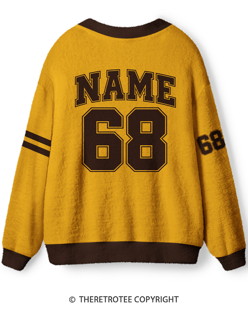 TheRetroTee Vintage Custom Campus Heritage Unisex Cardigan Sweater