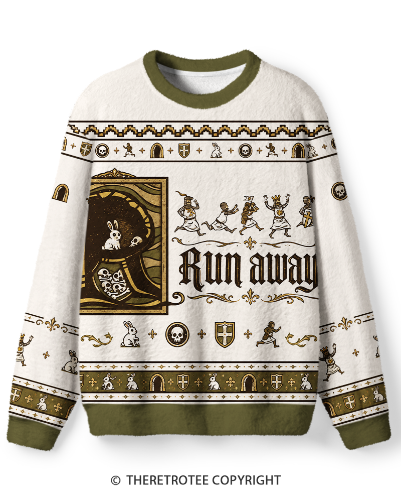 TheRetroTee Run Away 1970s Sweater