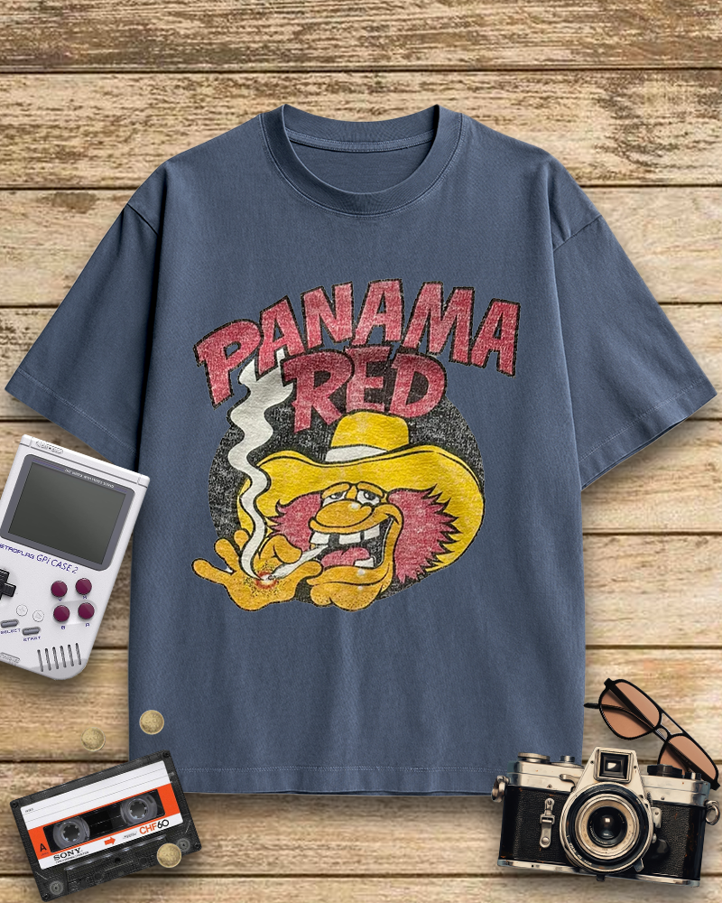 TheRetroTee Vintage Panama Red 1970s T-Shirt
