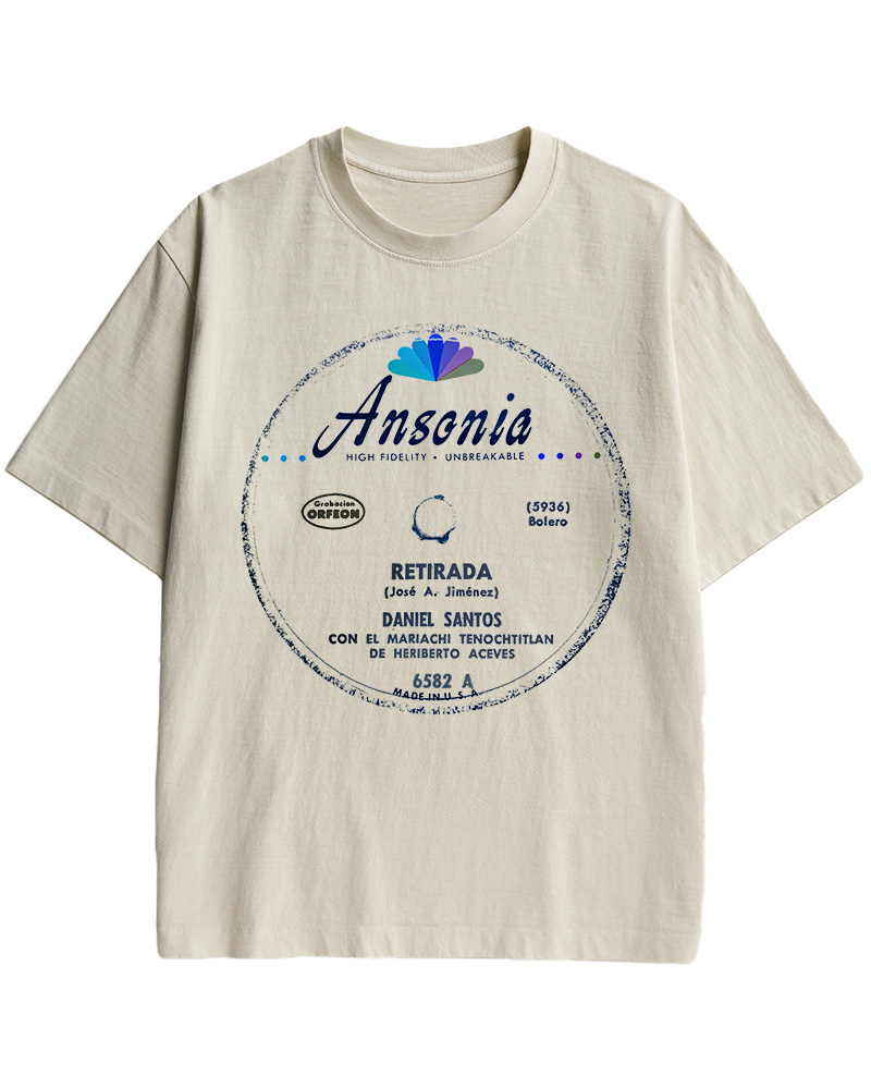 TheRetroTee Amaneci En Tus Brazos 1960s Cotton T-Shirt