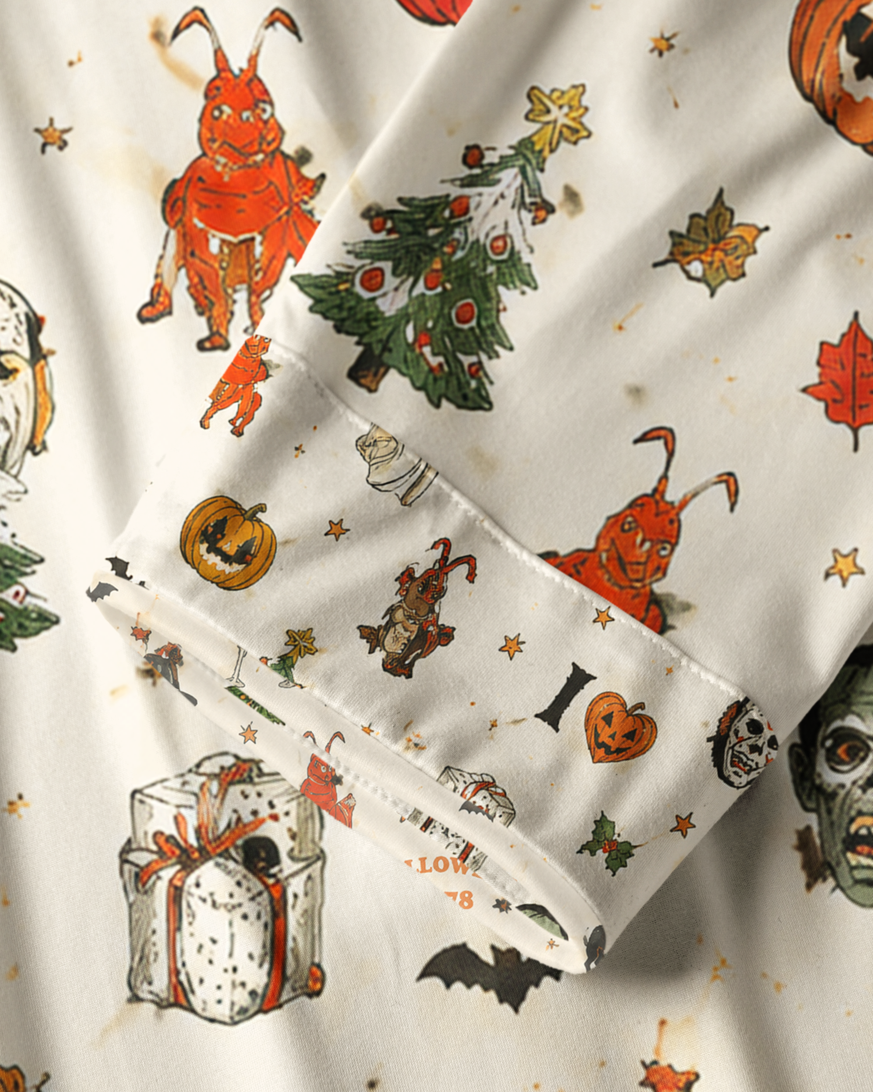 TheRetroTee Retro Monster Gala Vintage Pajama Set