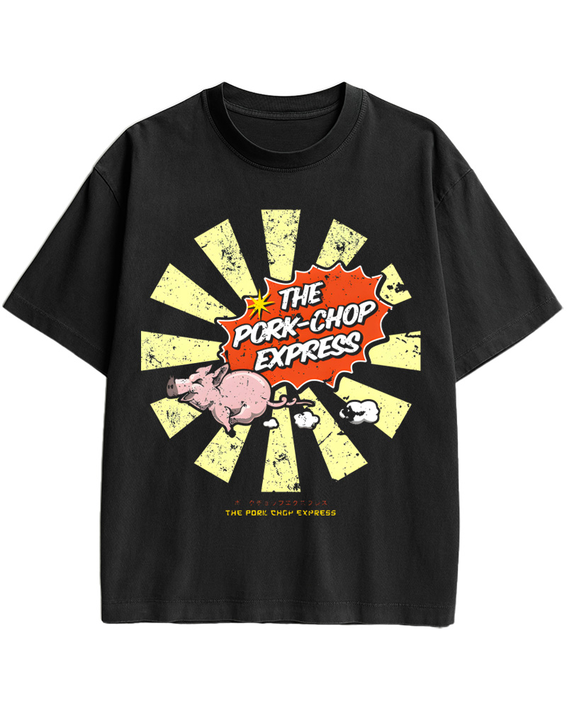 TheRetroTee Retro Humor and Express Graphic Pin-up Cotton T-Shirt