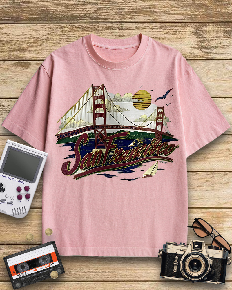 TheRetroTee Vintage San Francisco Cotton T-Shirt