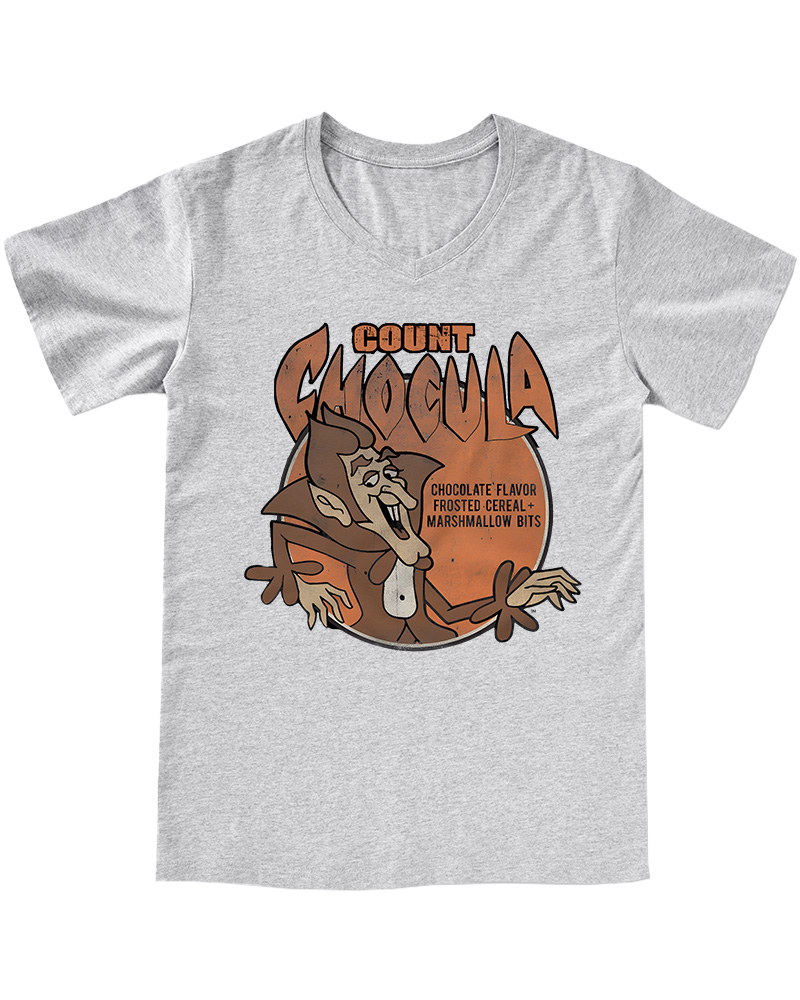TheRetroTee Count Chocula 1980s V-neck T-Shirt