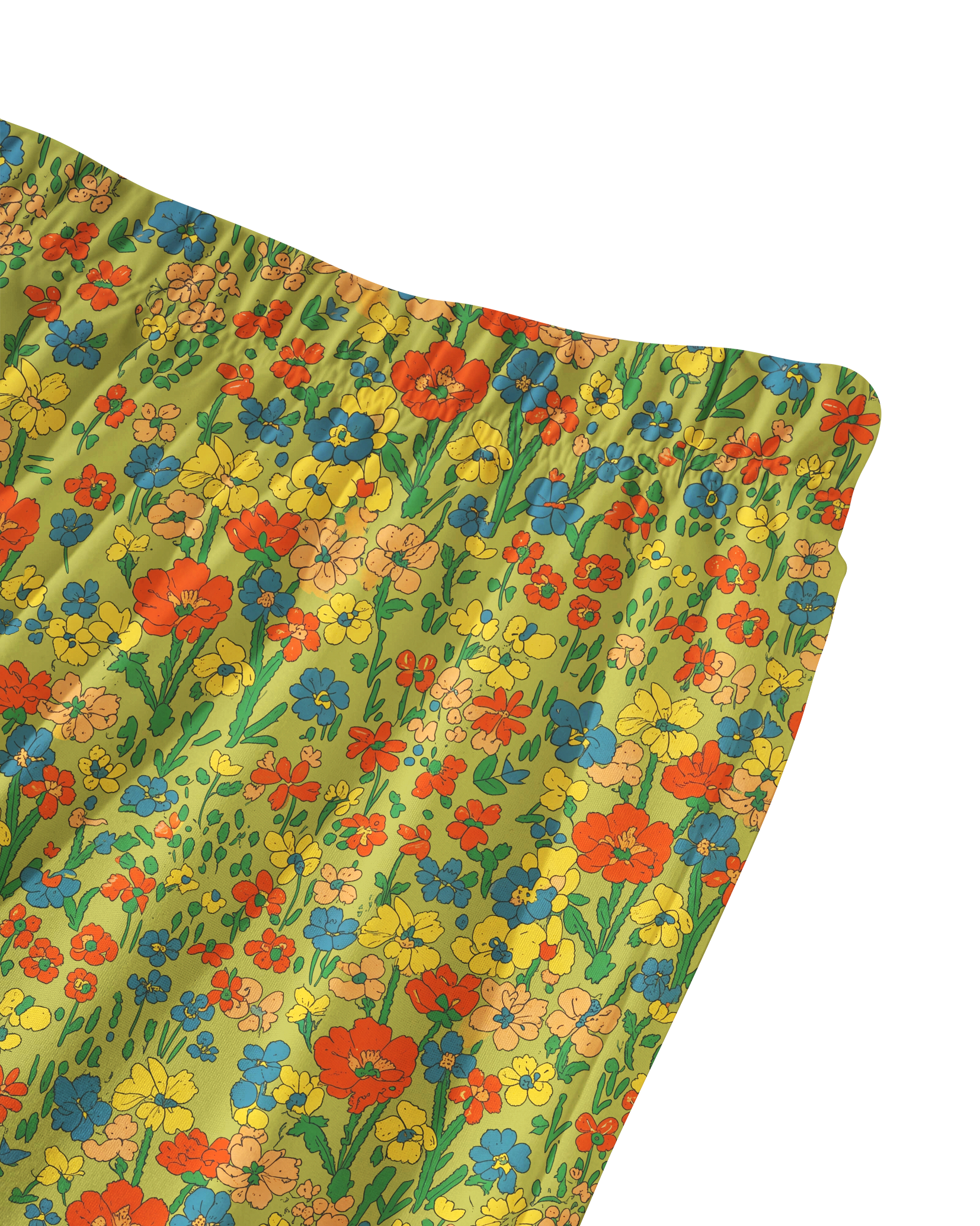 TheRetroTee Bold Pop Wildflower Vintage Pajama Set